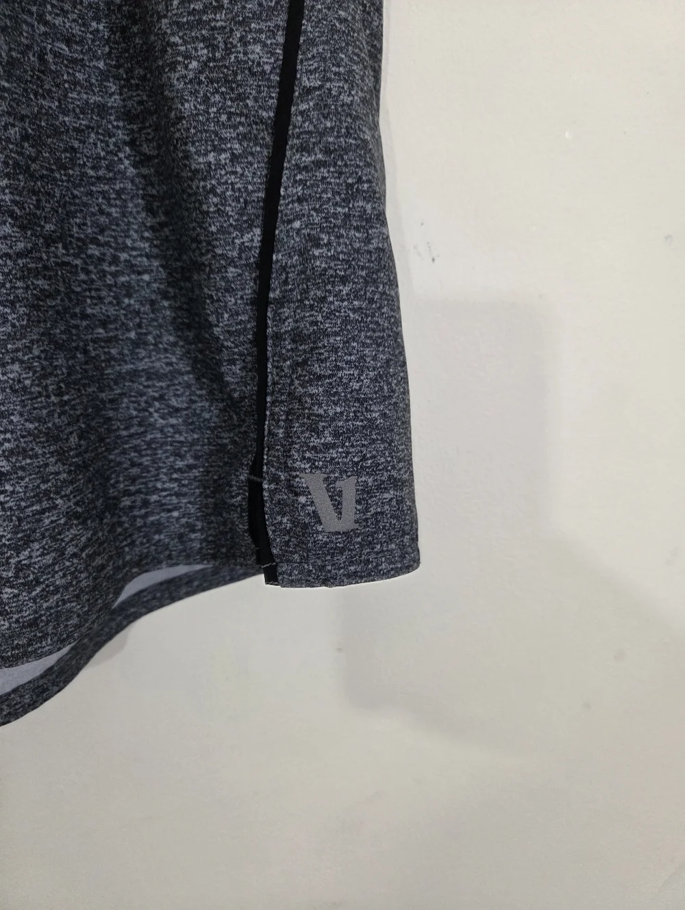 Vuori Men's Trail Short V341 Grey Lined Running Athletic Grey Black Size XL